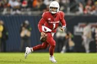 Kyler Murray scrambling v Chicago Bears